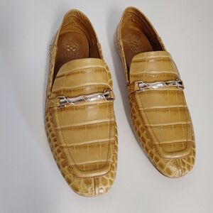 VINCE CAMUTO Women's Perenna  Crocodile-Embossed Loafers  Size 9M
